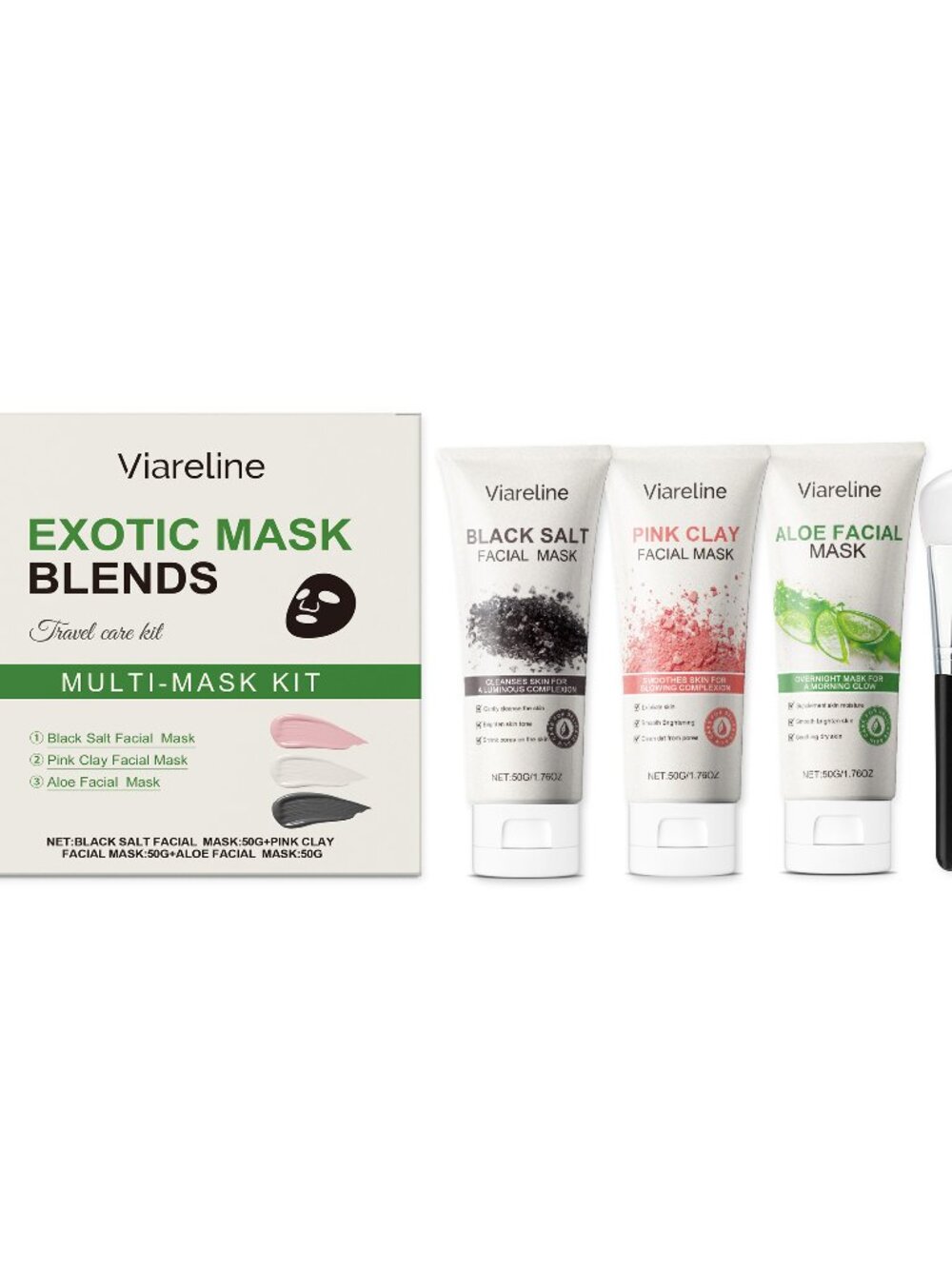 Viareline Aloe Vera Face Mask Set 1 Set